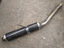 Yamaha YZF-R1 / R1 2002-2003 5PW - Silenziatore di scarico in carbonio Akrapovic e tubo di collegamento