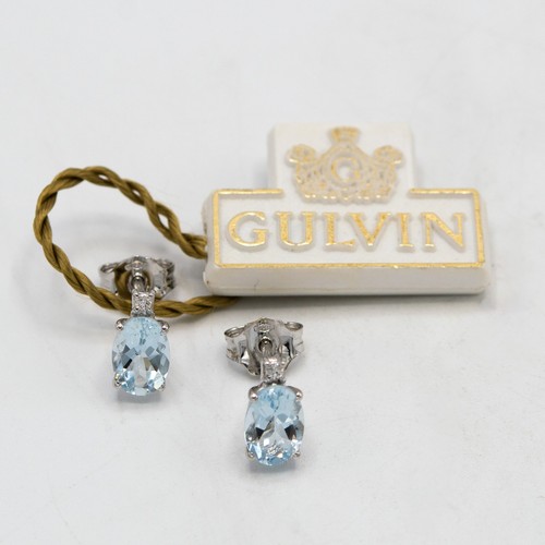 18kt white gold - white, water
