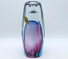 PORTA CANDELA/VASO IN VETRO DI