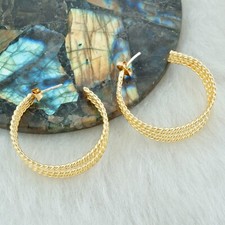 Orecchini A Cerchio In Filo Di