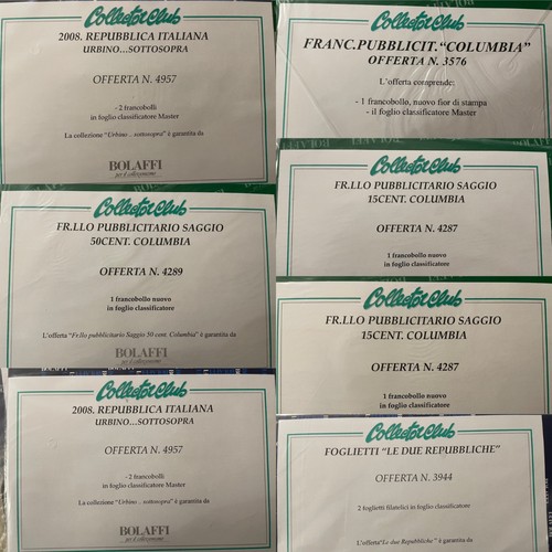 Lotto francobolli certificati