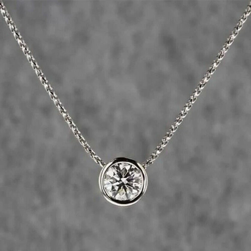 Collana con ciondolo lunetta