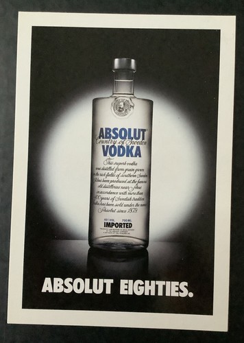 Vodka absolut eighties 303 - vodka,