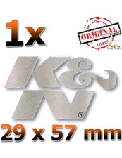 K&N Die Cut 29x57 mm argento