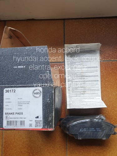 Pastiglie freni nuove honda