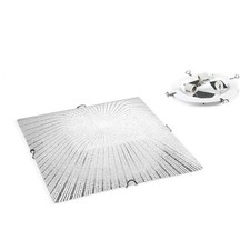 PLAFONIERA QUADRATA IN VETRO