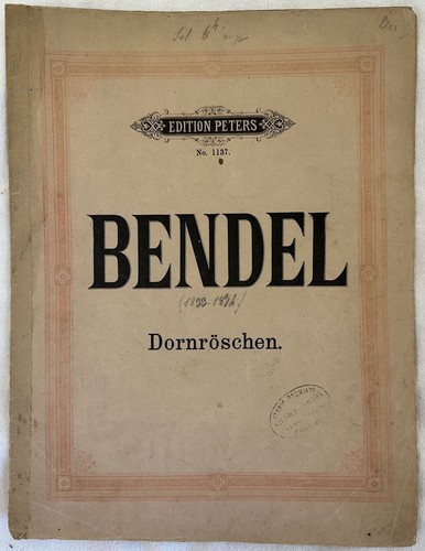 Franz bendel dornroschen - bendel,