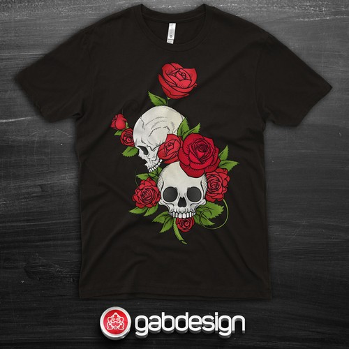 Shirt calavera teschio - t-shirt,