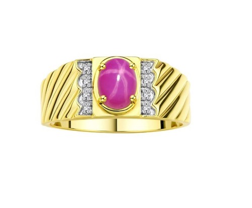 Anello uomo stella zaffiro - uomo,