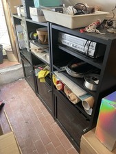 Rack mobile per supporti standard hi-fi h:100 cm