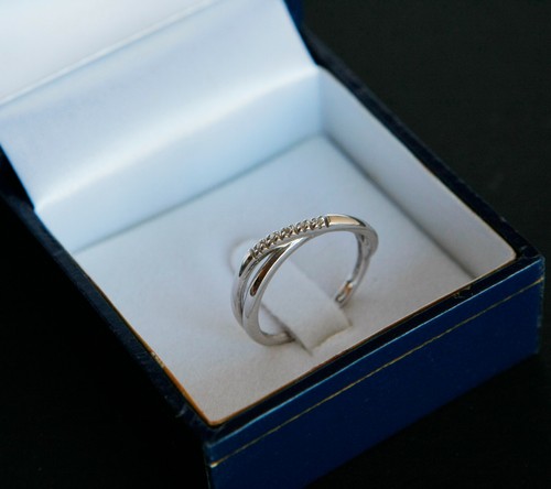 Anello oro e diamanti - 18, k