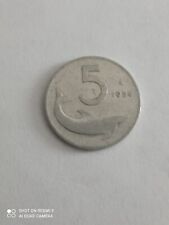 Moneta rara da 5 Lire Delfino