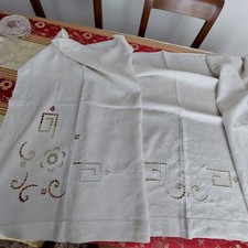 Lunga striscia finta in lino