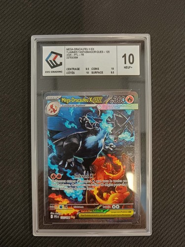 Carte pokémon méga - pokémon, méga-dracaufeu