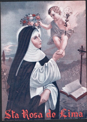 Santino antico postale - , de