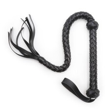 Frusta nera in pelle PU fetish