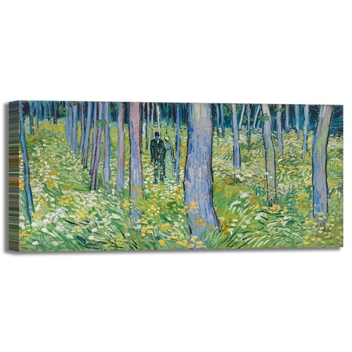 Van gogh sottobosco con due - gogh,