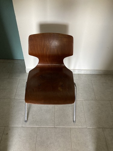 Sedia legno curvato anni 70 - sedia,