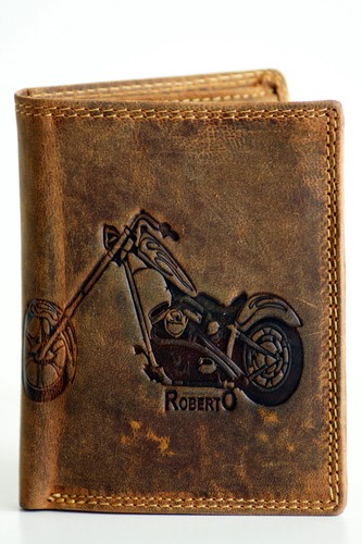 Portafoglio uomo pelle - , biker
