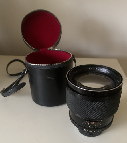 Soligor 135 d rosso - mm, (rosso