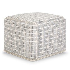 Noreen Square Pouf - 18 inch