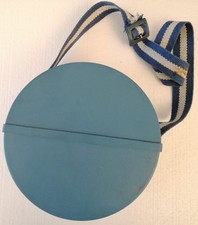  PORTA DISCHI 45 GIRI  - PORTATILE ANNI '60 + 13 DISCHI VINTAGE 