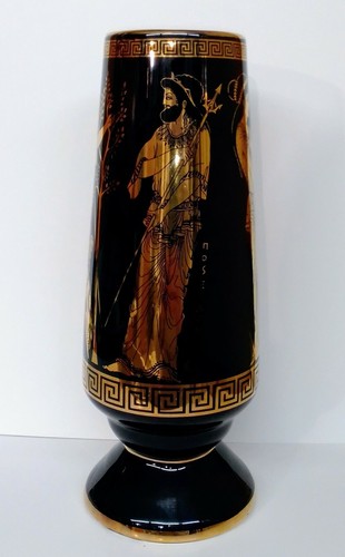 Vaso decorativo stile greco - vaso,