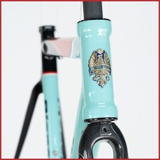 NOS BIANCHI XL CARBONIO 3D ALESSIO 2004 TELAIO BICI CORSA STRADA VINTAGE