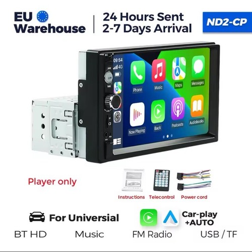Autoradio din touch hd - autoradio, 7"