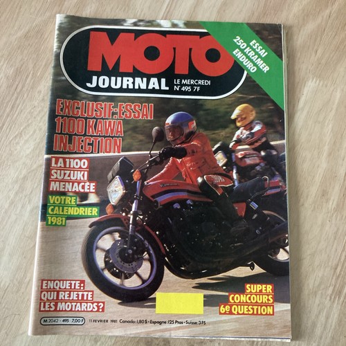Magazine moto journal 495 - magazine,