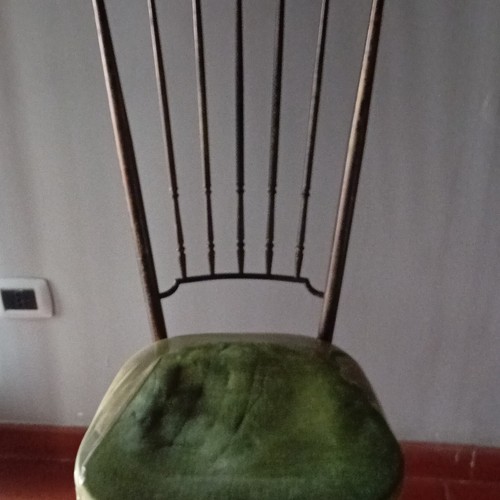 Sedia metallo vintage - sedia, in