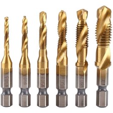 Set 6 punte trapano HSS