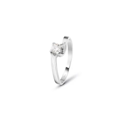 Anello solitario con diamante