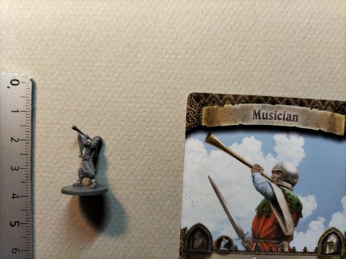 Musician eng card - musician, miniature