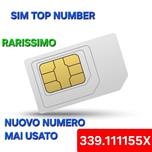 Sim gold number vip nuovo - vip,