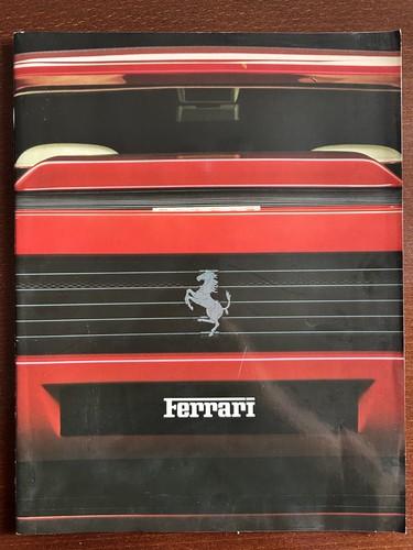 Brochure ferrari anni 80 - ferrari,