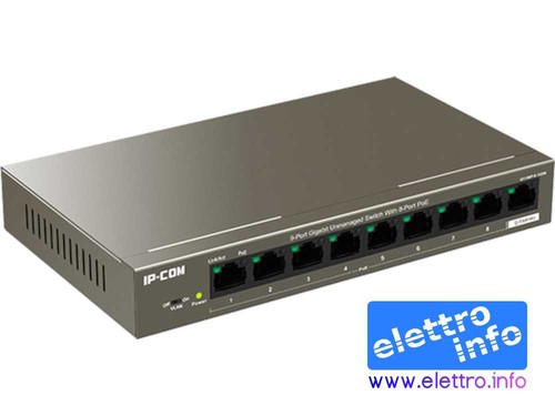 Switch gigabit com - ip-com, porte