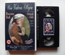 VHS UNA VEDOVA ALLEGRA (1995) ROSSANA DOLL -FM VIDEO - EX NOLEGGIO