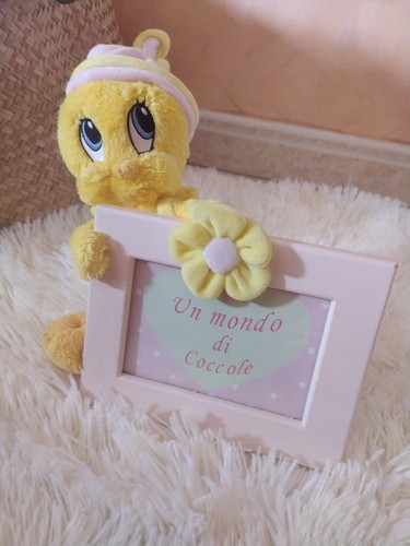 Portafoto legno con - legno, peluche