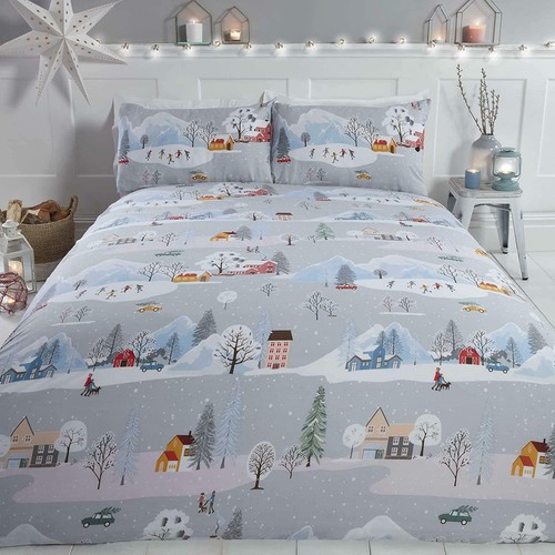 Inverno città natale set - città,