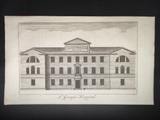 St. George’s Hospital, Maitland History of London, William Toms, Stampa 1756
