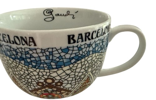 Tazza caffè ceramica mosaico