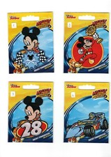 APPLICAZIONI TERMOADESIVE DISNEY "MICKEY MOUSE"RACERS PATCH E TOPPE DECORAZIONI 