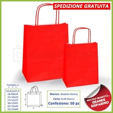  BORSE SHOPPER DI CARTA MANICO