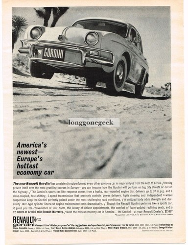 1961 renault gordini - renault,