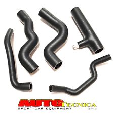 KIT 5 MANICOTTI TUBI ACQUA LANCIA DELTA EVOLUZIONE E INTEGRALE 16V SILICONE NERO