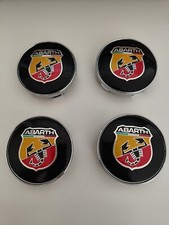 4 Caches Moyeu ABARTH Jante