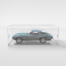 Teca 75x35 H variabile plexiglass trasparente per Modellismo e Lego 