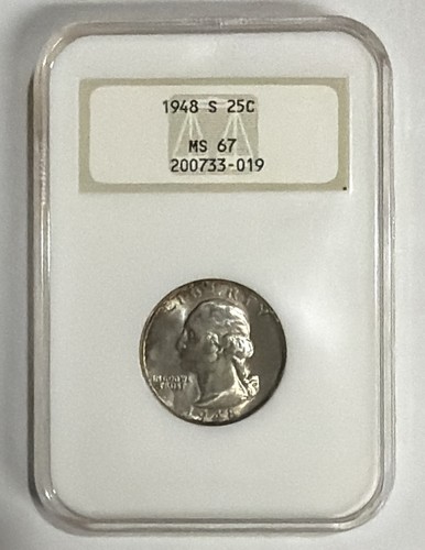 1948 washington quarter - quarter, ngc