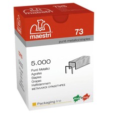 PUNTI METALLICI ZINCATI SERIE 73 X CUCITRICE RO-MA 73 12mm 5000PZ ROMEO MAESTRI